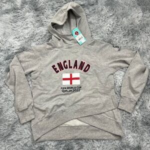 FIFA World Cup Qatar 2022 England Gray Hoodie Sweater XL 9KILAWCA5131-ENG